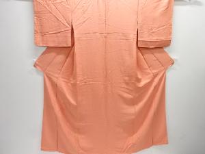 ドロンワーク　鼓模様刺繍付け下げ色無地着物